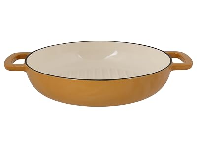 Poêle à grill Fontestic Cosy & Trendy en fonte émaillée diam.28 cm - Ambre