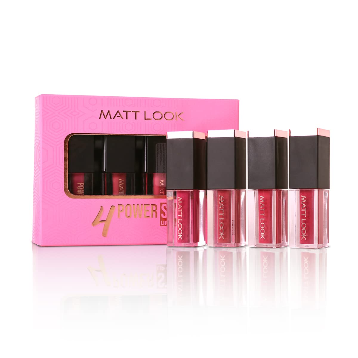 MATT LOOK Power Stay Matte Liquid Lipstick |Long Staying|Water Proof|Non Tranfer & Smudge Proof|Does not Crease on Lips|Suitable for All Skin Tones|Available in 16 Shades-LOVE FEST (10ml)