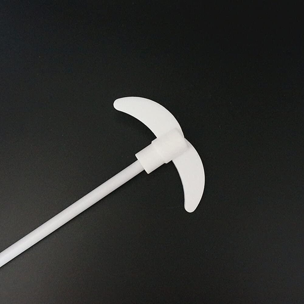 Agitatori per macchine di dispersione, Asta di agitazione e paletta in PTFE sopraelevate, lunghezza 250-700 mm, larghezza 40-160 mm, for laboratorio(450mm100mm)