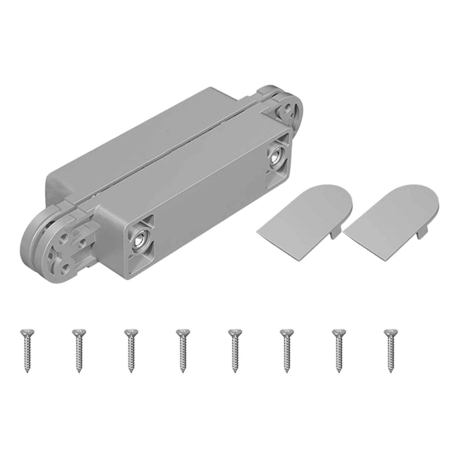 Tertioi 30X165 Silver 180 Degree Adjustable Cabinet Hinges, Indoor Outdoor Furniture Hardware Opening Angle Folding Door Heavy Duty Rust Proof Hidden Door