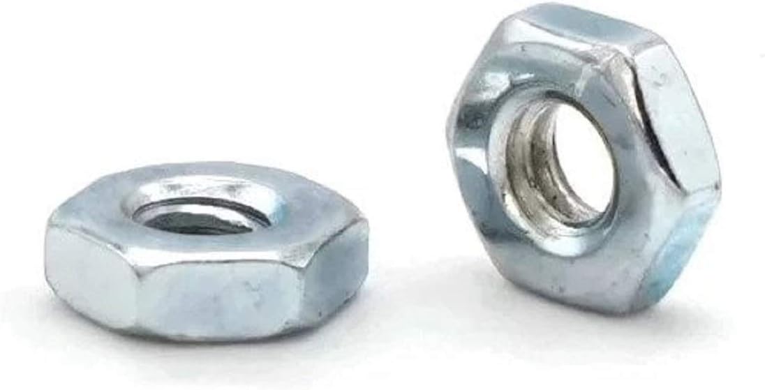Zinc Plated Steel Machine Screw Hex Nuts #12-28 QTY 250