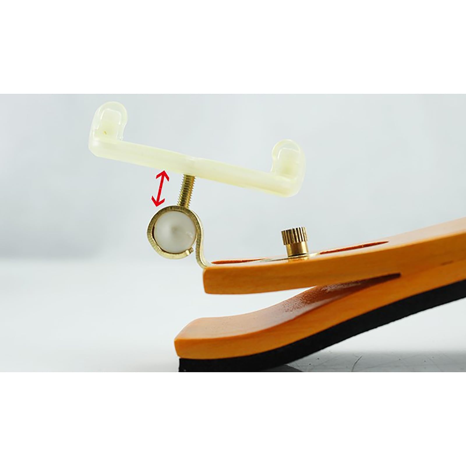 Hombreras de violín， Reposabrazos Ajustable for violín de Madera, Almohadilla for Hombros, reposamuñecas for violín(4/4 3/4)