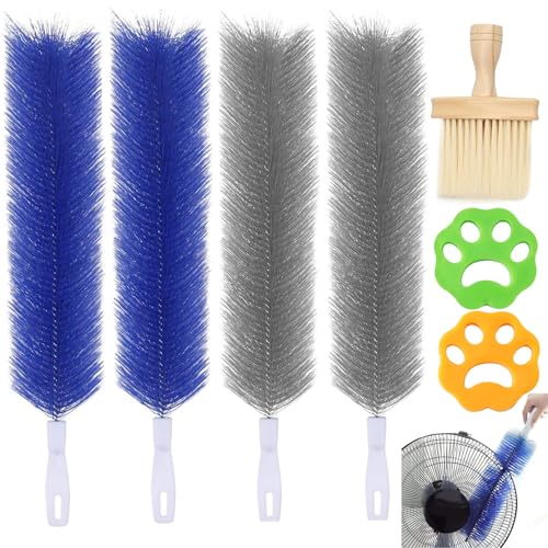 BY669QFC 7pc Fan Cleaner Brush kit(Non-disassembly Cleaning) Bendable Dusting Brush