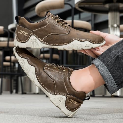 Driving Shoes for Men Beck Mens Casual Slip Ons Mens Fashion Comfort Chukka Dress Walking4