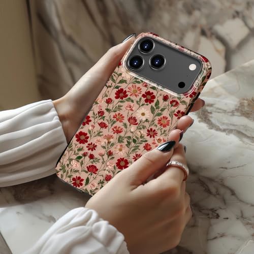 bemal for iPhone 17 Pro Max Case, Cute Floral, Compatible with Magsafe - image 2