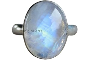 Women's 925 Sterling Silver Moonstone Ring - Exquisite Gemstone Jewelry