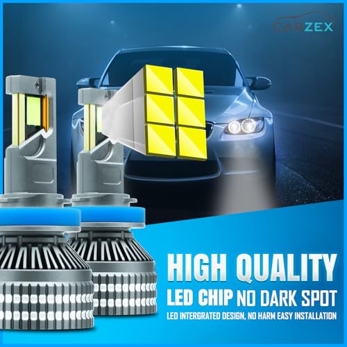 Carzex Crystal Eye LED Fog Light Bulbs H8/H11/H16 245g - Image 4