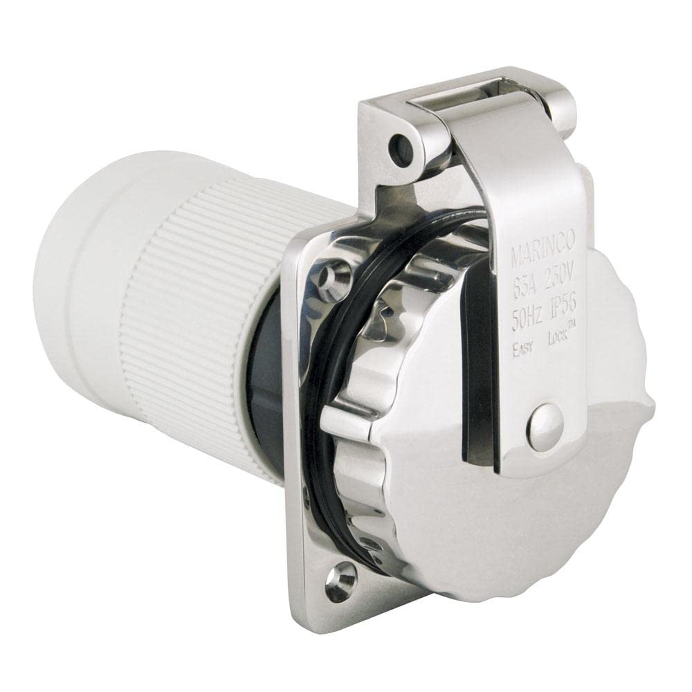 Marinco Entrada Energía Inoxidable Monofásica 63A 230V 50Hz 3 Hilos