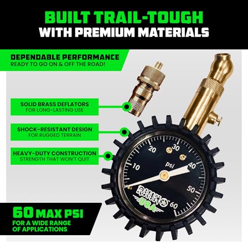 Rhino USA Tire Deflators (Deflators 4 Pack)