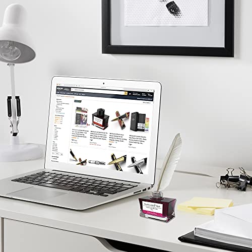 Wordsworth And Black Fountain Pen Ink Bottle (50 Ml) Premium Luxury Edition, [Racing Green] Fountain Pens Bottled Ink; Classic Designed Bottle Smooth Flow 50 Ml #TOP3