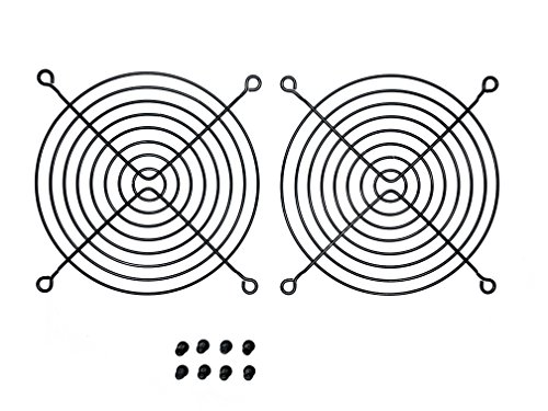 Ezdiy-Fab 12Cm 120Mm 200Cfm 4000Rpm Cpu Cooling Fan 12V Dc 4-Pin Molex Pc Computer High Cfm Cooling Case Fan With Metal Finger Guard Grill #TOP3