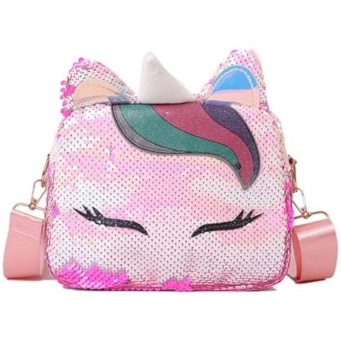 MUNSKT Unicorn Sequins Crossbody Bag for Girls Cover