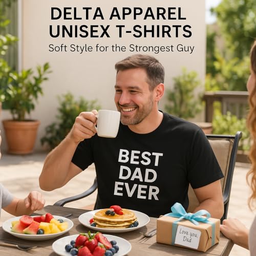 DISCOUNT PROMOS Custom Delta Apparel T-Shirts Set of 12, Personalized Bulk Pack - Comfortable Fit, Casual Occasions, Unisex, Black