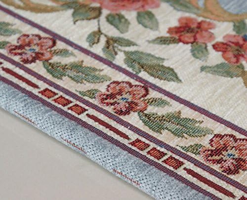 Miniatura 3 de UKELER Home Decor Collection - Alfombras rústicas con flores, lujosas, suaves, modernas, para sala de estar (31.5 x 47.2 pulgadas, azul lujoso)