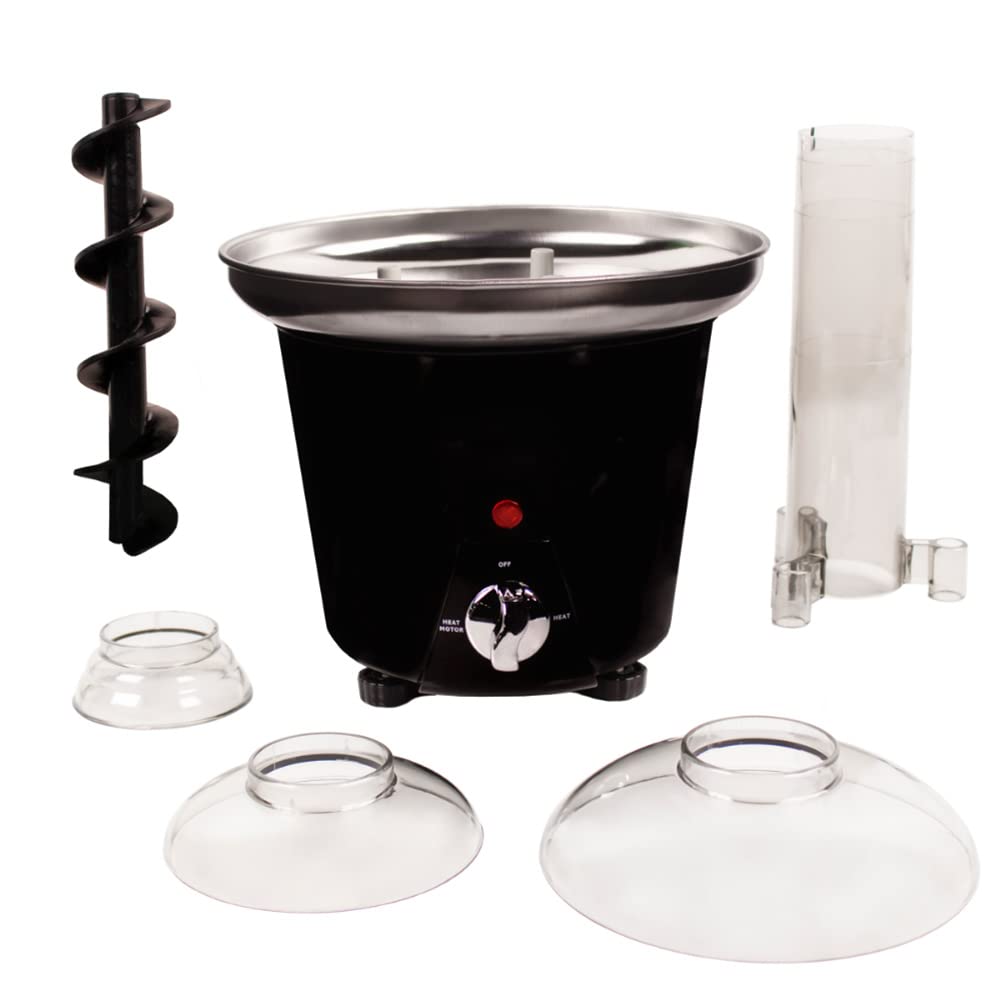 Fuente de Fondue de Chocolate, máquina Comercial de Fuente de Chocolate de 3 Niveles, máquina para derretir Queso y Chocolate de Acero Inoxidable para Fiestas, restaurantes, Bodas, Equipos de Buffet