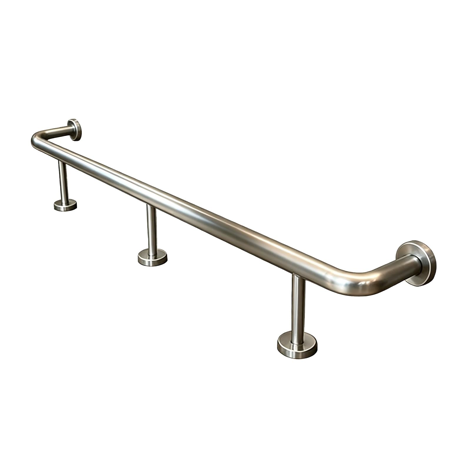 Stainless Steel Foot Railing for Bar, Bar Foot Rail Kit 3-15ft with Full Installation Accessories for Indoor Outdoor Pub Kitchen Loft, 330LBS Load Capacity(Silver,10.5ft/320cm)
