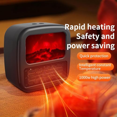 Portable Heater Electric Fireplace for Farmhouse Dormitory Bedroom|Home & Garden | Home Improvement | Heating Cooling & Air | Fireplaces & Stoves 8 5124vrHE81L
