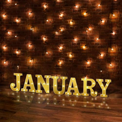 Image of Efavormart 6 inch Gold Marquee Letter J, Mirror Front Warm White LED Light Up 3D Sign, Battery Operated 72H Glow for Wedding Party & Wall Decor