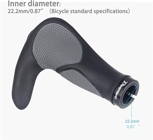 Miniatura 7 de Empuñaduras para manillar de bicicleta, empuñaduras de barra de bicicleta, empuñaduras ergonómicas cómodas para bicicleta de montaña, BMX, doble