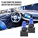 DACIRTY Pack-10 T5 Dashboard Plug-in Bulb Indicator Light, 12V 1.2W Halogen Door Light License Plate Light Reading Light, Auxiliary Accessories for Most Cars Trucks SUVs (Blue)