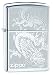 Zippo Lighter: Dragon, Engraved - High Polish Chrome