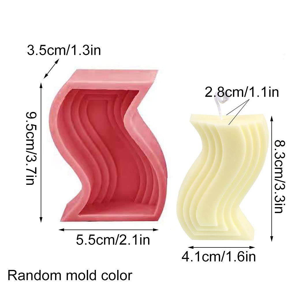 Świeca, foremki na świece 3d geometryczny kształt świeca formy do robienia rzemiosła woskowego dokonywanie silikonowe formy odlewanie z żywicy epoksydowej geometryczna forma do majsterkowania świeca z