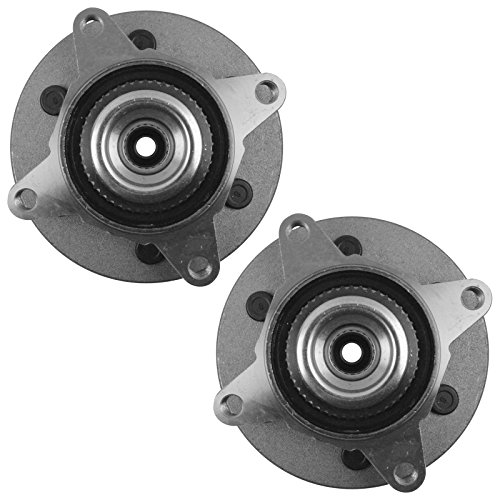 Image of TRQ 2 Piece Wheel Bearing & Hub Assembly Set Compatible with 2007-2010 Ford Expedition Lincoln Navigator