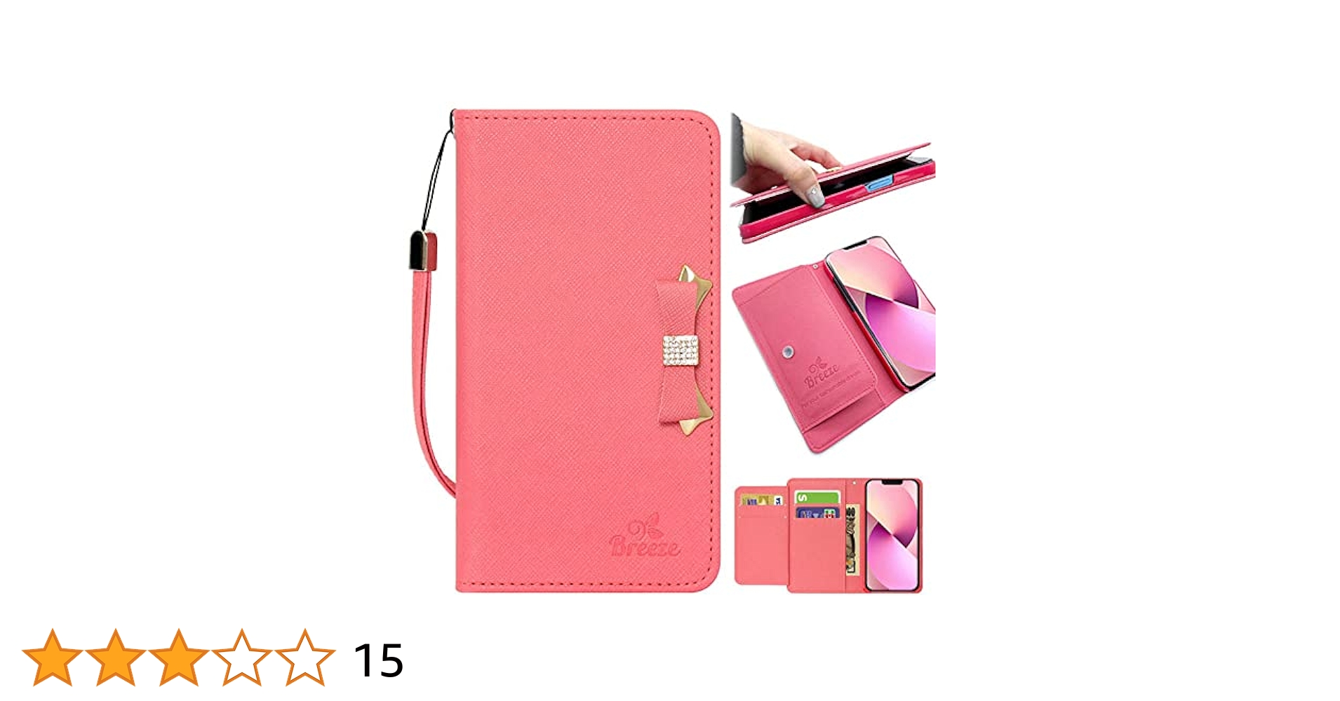Amazon.co.jp: Breeze iPhone 13 Pro Max ケース 6.7インチ 手帳