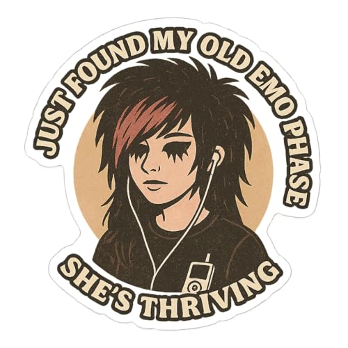 Emo Scene Hair Raccoon Eyeliner con Calcomanía miniatura 1