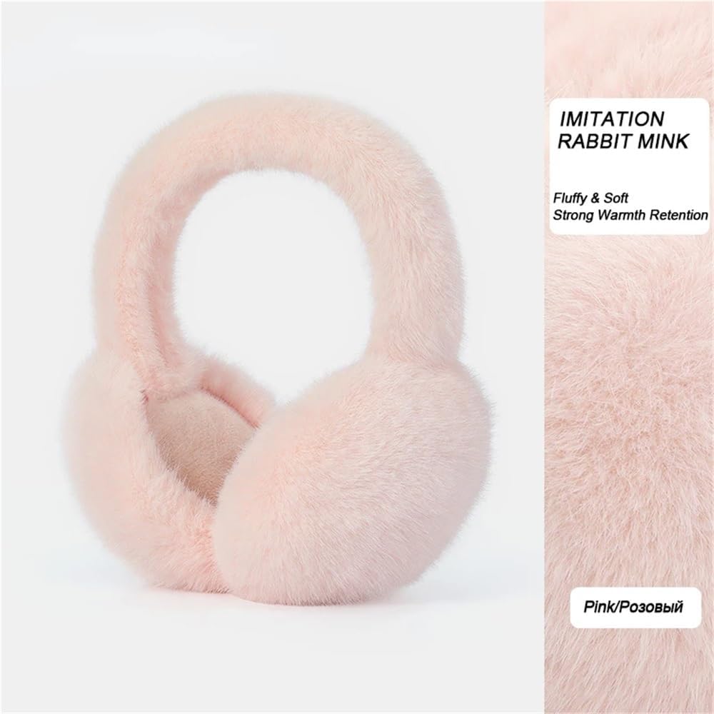 Soft Plush Ear Warmer Winter Warm Earmuffs for Women Men Fashion Solid ColorProtection