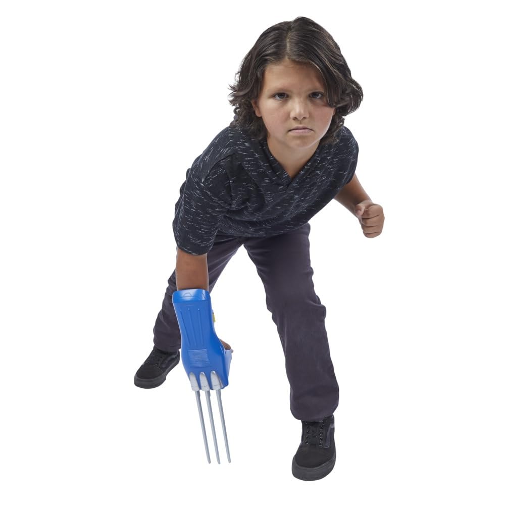 Marvel Studios X-Men '97 Wolverine Action-Kralle Rollenspielzeug, Superhelden-Spielzeug für Kinder ab 5 Jahren, Blue