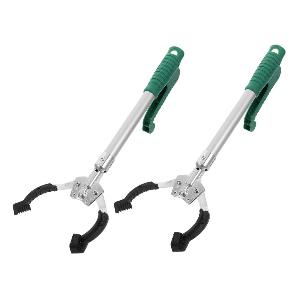 Healeved Lot de 2 Pinces à Déchets en Plastique Ergonomiques de 40cm, Pince Ramasse-ordures Polyvalente pour Bureaux et Autres Environnements