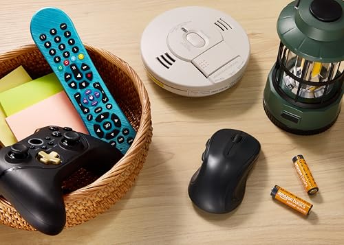 amazon basics 48-pack aa alkaline high-performance batteries 15 volt 10-year shelf life