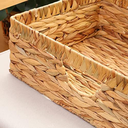 Panier osier tressé main robuste YAHUAN poignées intégrées - 6