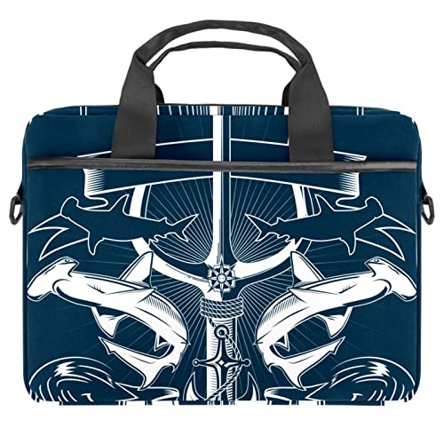 Sac à bandoulière pour ordinateur 13 à 14.5 pouces bleu marine et multicolore