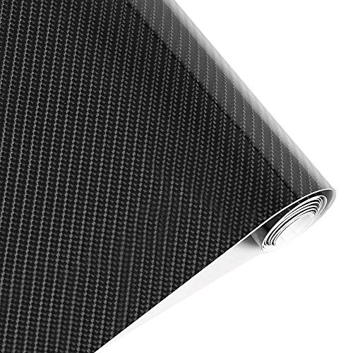 Film de vinyle carbone 5D brillant thermoformable covering intérieur voiture sans bulle CA-8790