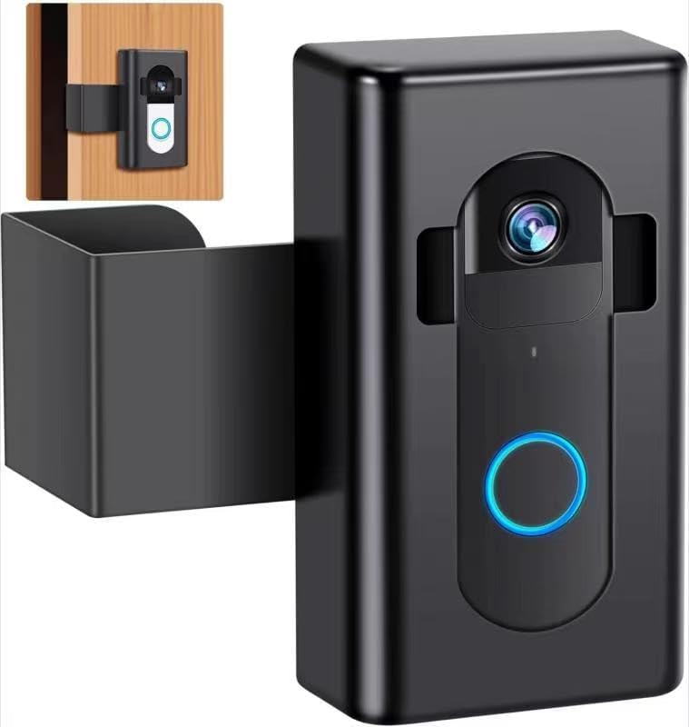 Anti-Theft Video Doorbell Camera Mount No Drill Compatible with Ring/Blink Wireless Video Doorbell 4/3/3 Plus/2/1/(2020 Release), Ring Camera Holder, Mounting Bracket Accessories for Home Apartment