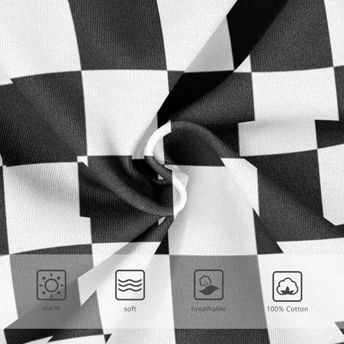 Black and White Buffalo Checkered Toddler Boy's Underwear 2T3