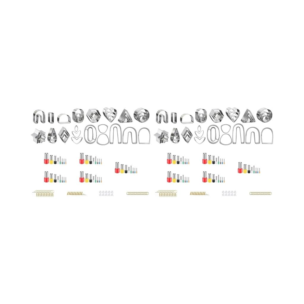 Emporte-pièce argile polymère fini les ratés avec ce kit 126 pièces