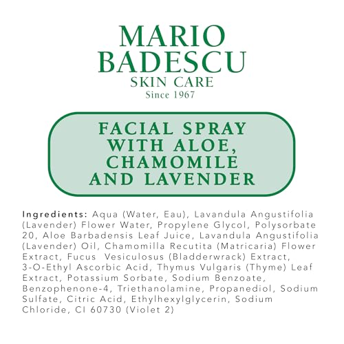 Mario Badescu 225343_SML Facial Spray With Aloe, Chamomile And Lavender For All Skin Types | Face Mist That Hydrates And Restores Balance & Brightness thumb #6