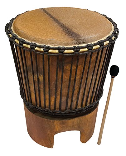 Ashiko Basstrommel Ø 40cm Höhe 48cm Kuhfell Cut Out Standtrommel Nordamerika Afrika