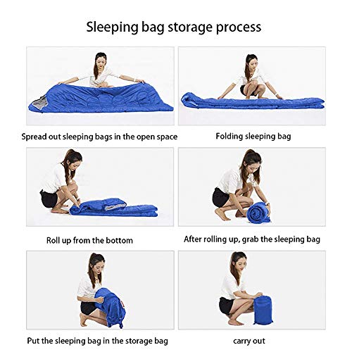 Sac de couchage enveloppe xl imperméable et chaud 300g/m²