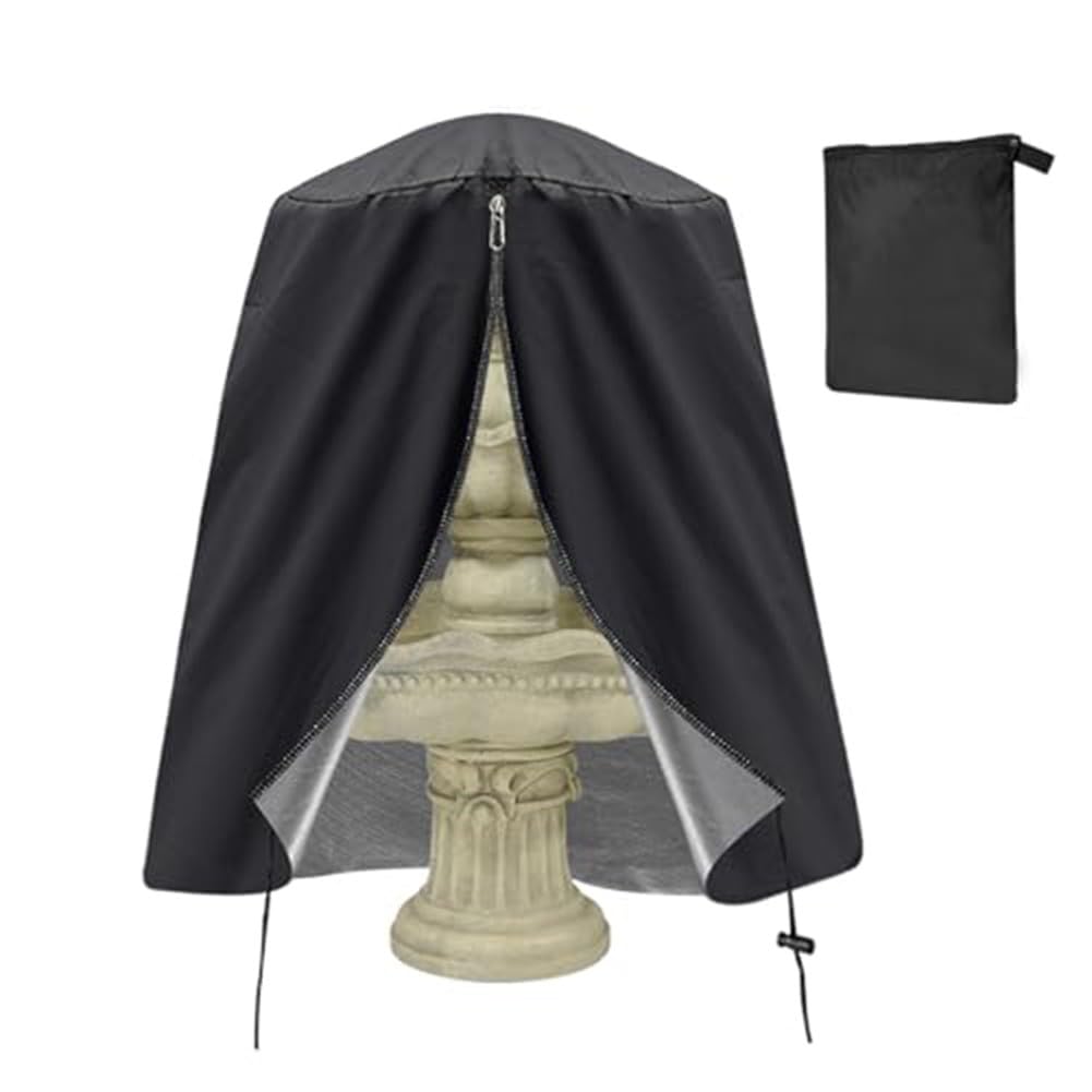 Funda protectora impermeable para fuentes y estatuas de jardín al aire libre