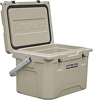 Vista 2 de CAMP-ZERO 20L 21.13 Quart Premium CoolerIce Chest with 4 Molded-in Cup Holders and Folding Aluminum Handle