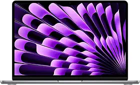 Apple 2024 MacBook Air (de 13 polegadas, Processador M3 da Apple com CPU 8‑core e GPU 8‑core, 16GB Memória unificada, 256 GB) - Cinzento sideral