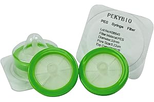 Sterile Syringe Filter 0.22um - Lab-Grade PES Syringe Filter for Microscopic Particle Filtration