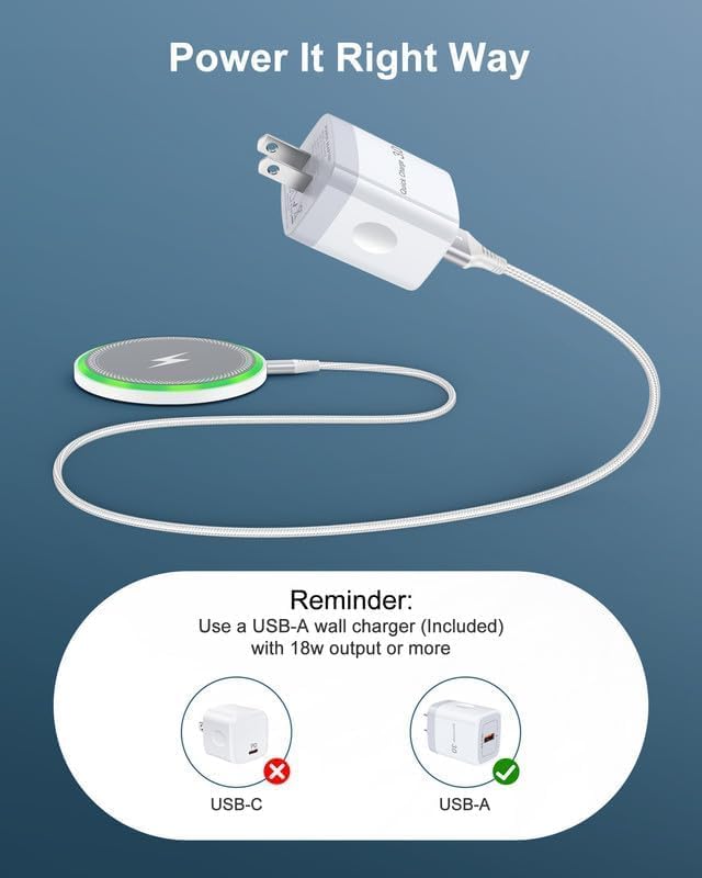 Image of 15W Wireless Charger for Samsung Galaxy S26 Ultra /S25 Ultra /S24 Ultra