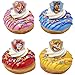 DecoPac Paw Patrol Reporting For Duty Rings, Cupcake Decorations Featuring Chase, Marshall, Skye, And Rubble - 24 Pack