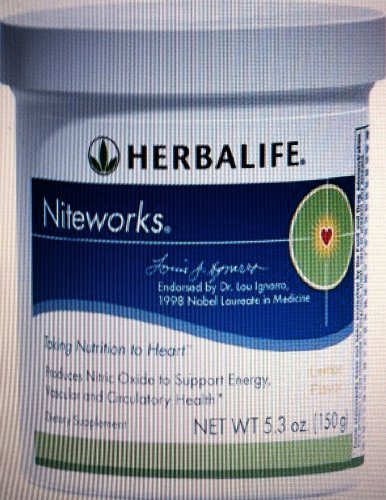 Herbalife Niteworks Powder Mix Trial Size Developed with Nobel Laureate in Medicine Dr. Lou Ignarro. Kosher Trial-Size/5.3 oz