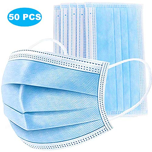 Pack de Protection jetable avec 20 pièces, 3 Couches de Protection Contre la poussière et Les gouttelettes dans l'air